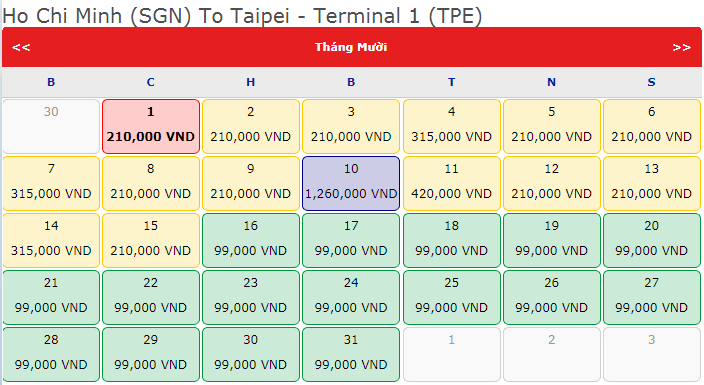 Giá vé Vietjet bay từ Đài Bắc đi du lịch công viên Kenting Đài Loan 