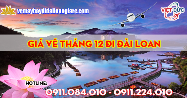 Giá vé máy bay Vietnam Airlines tháng 12 đi Đài Loan